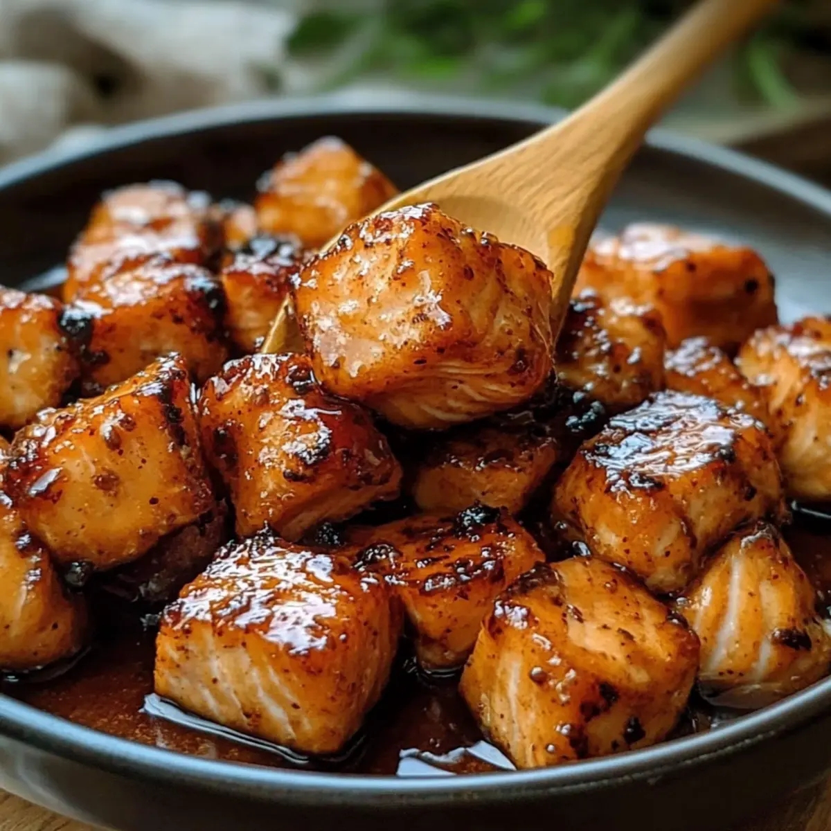 Irresistibly Crispy Hot Honey Salmon Bites Perfect for Dinner