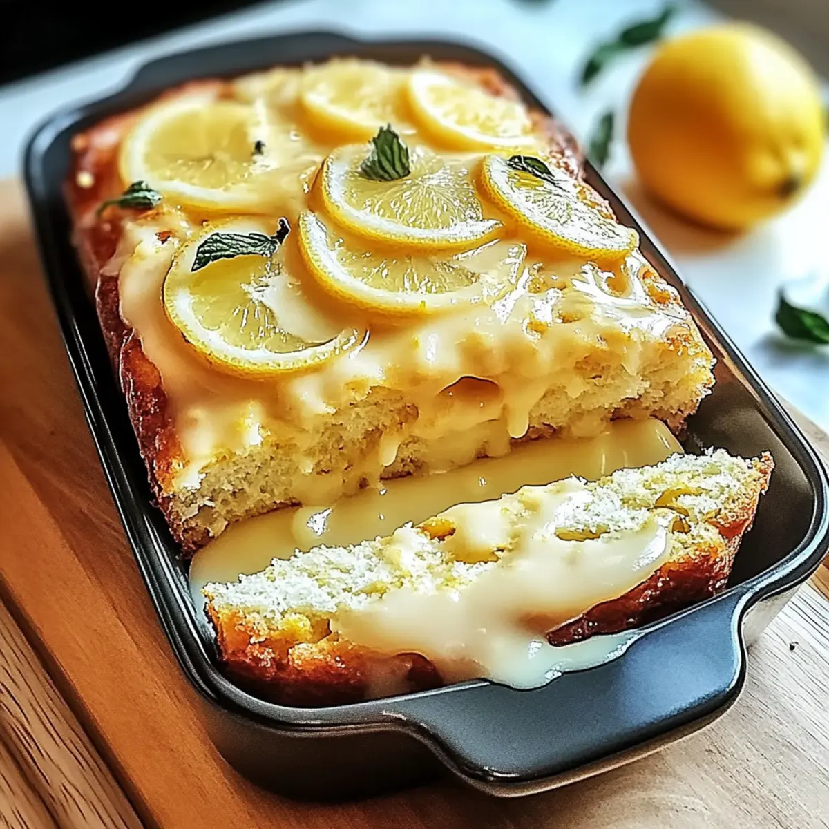 Lemon Cream Cheese Bread with Citrus Glaze iiwtbk