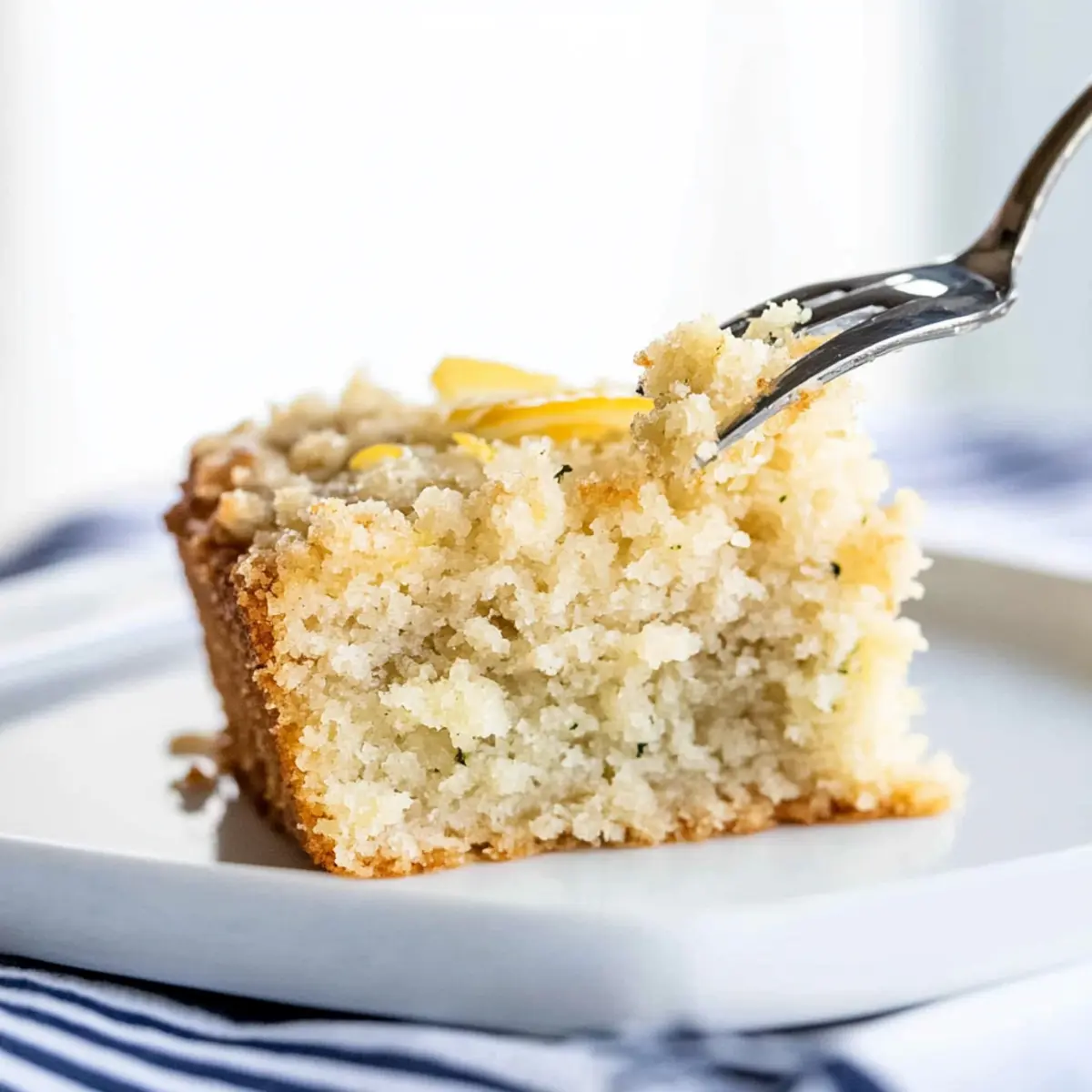 Moist Lemon Zucchini Coffee Cake for a Bright Morning Treat