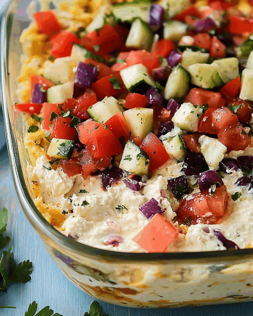 Mediterranean Seven Layer Dip 3