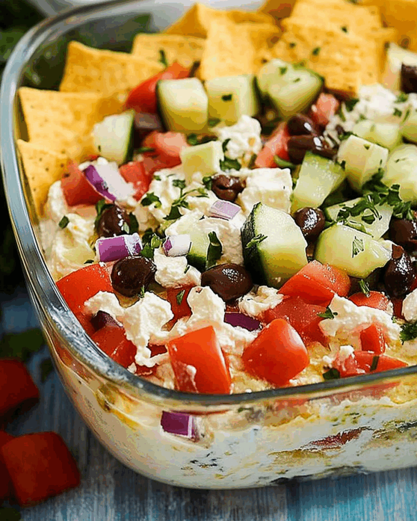 Mediterranean Seven Layer Dip