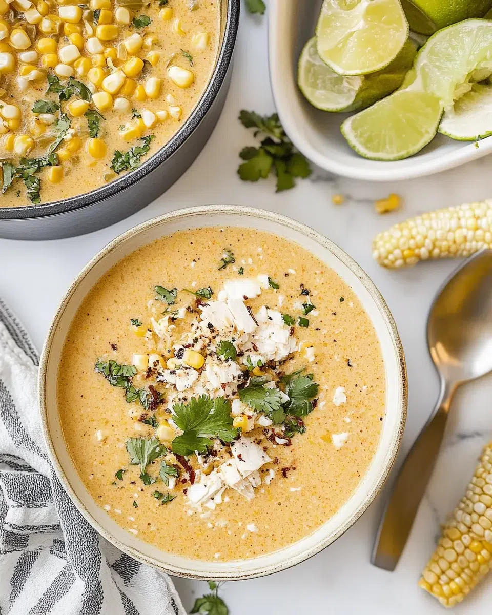 Mexican Street Corn Soup: A Creamy, Flavorful Delight!