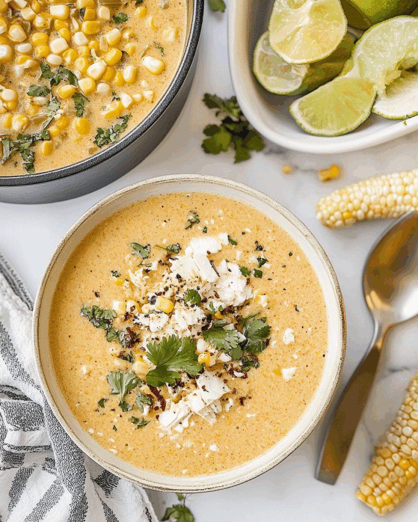 Mexican Street Corn Soup