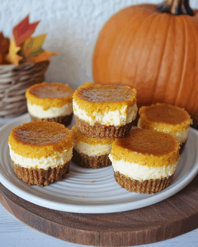 Mini Pumpkin Cheesecakes 2