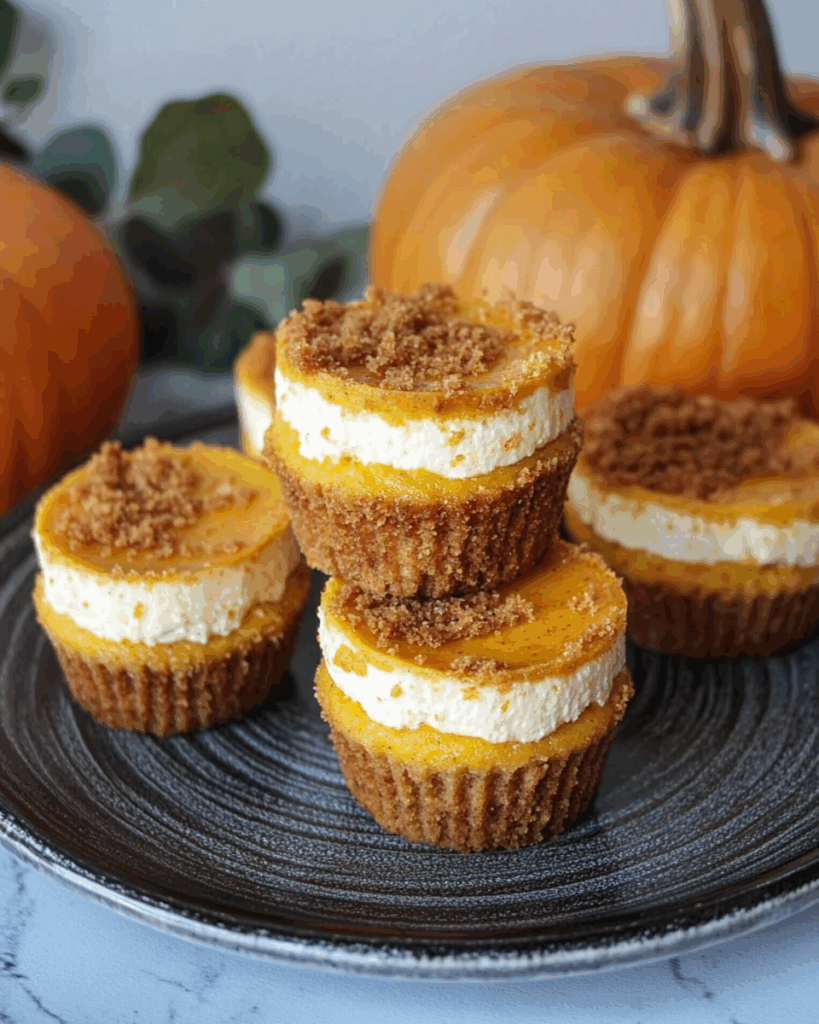 Mini Pumpkin Cheesecakes 3