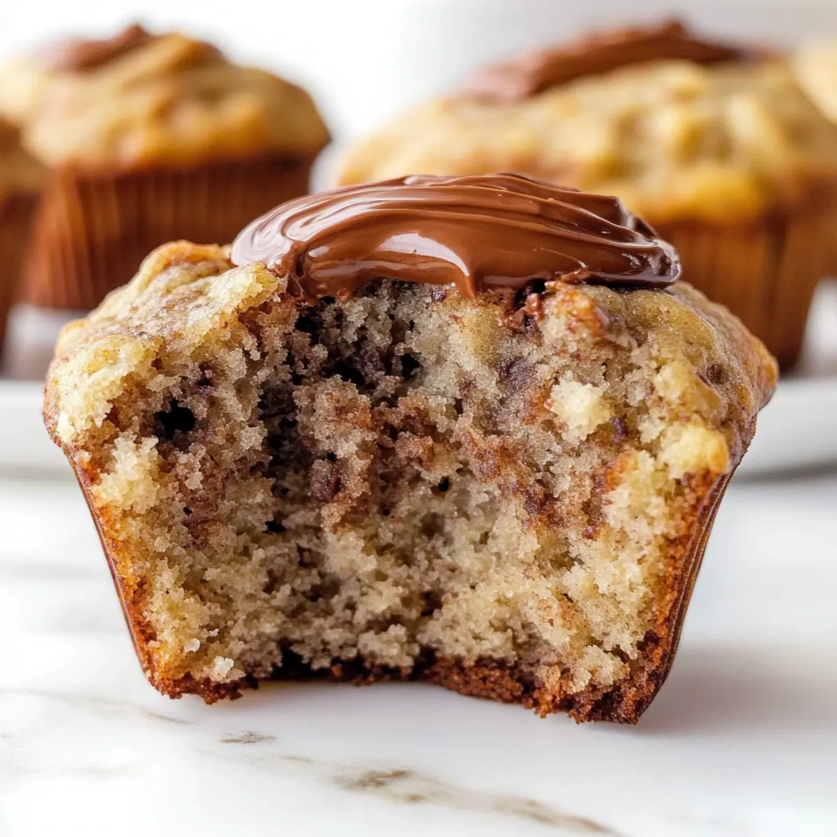 Nutella Banana Muffins bynapb
