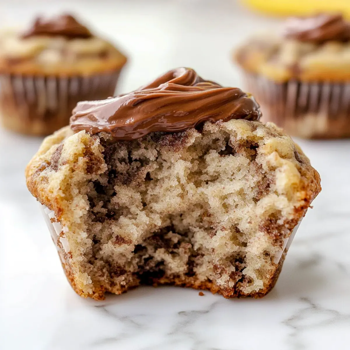 Nutella Banana Muffins: Moist, Sweet Bliss in Every Bite