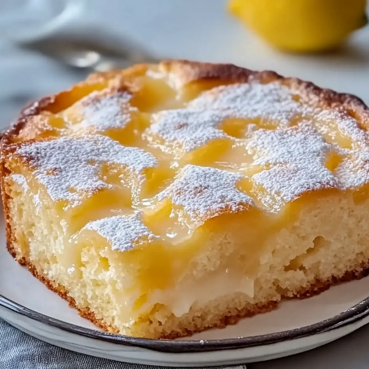 One Bowl Lemon Dessert i7ugpt