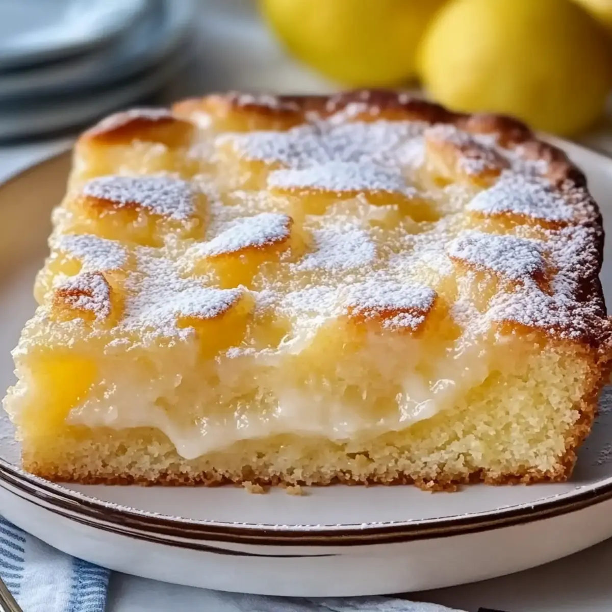 One Bowl Lemon Dessert qkmeru