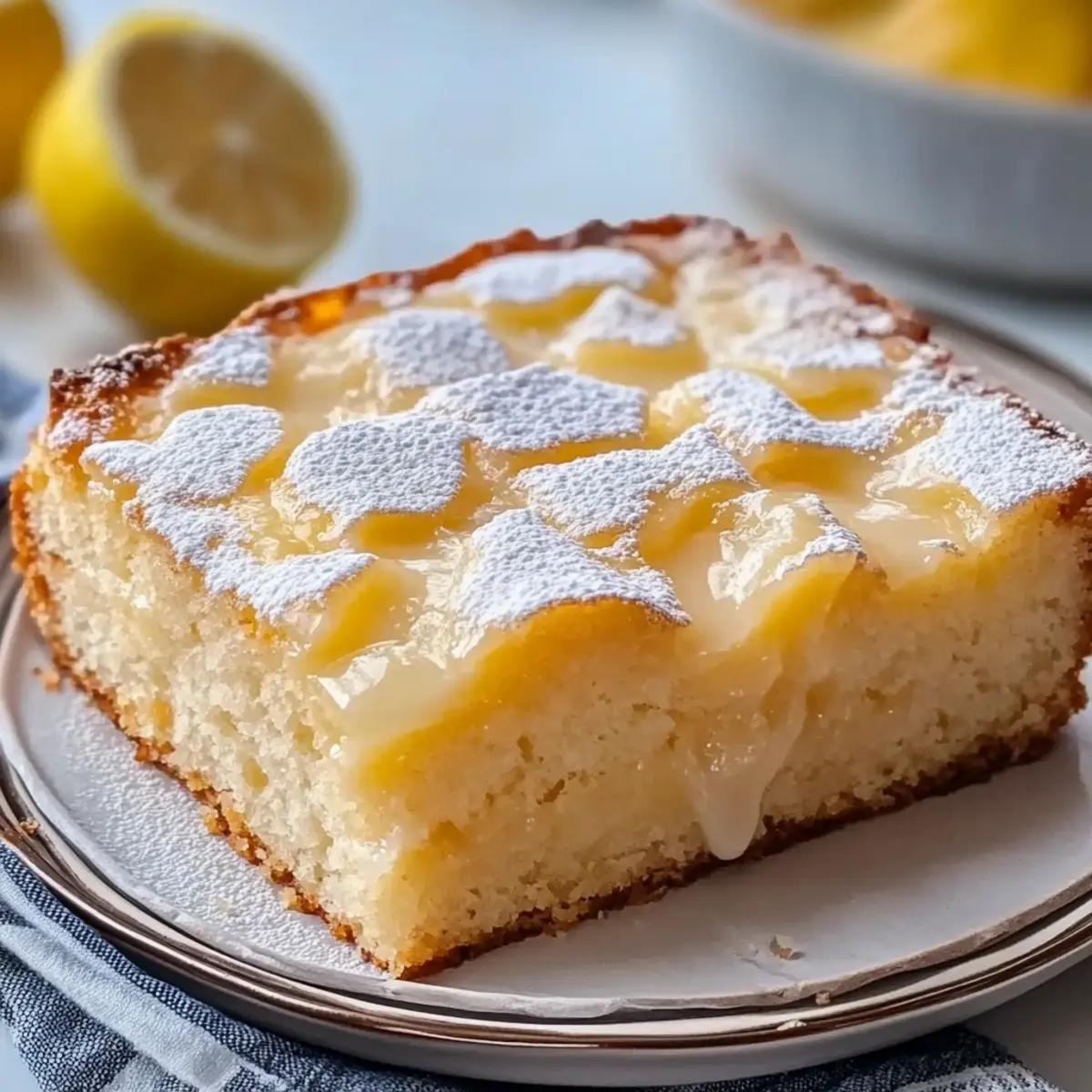 One-Bowl Lemon Dessert: Easy Citrus Treat to Brighten Your Day