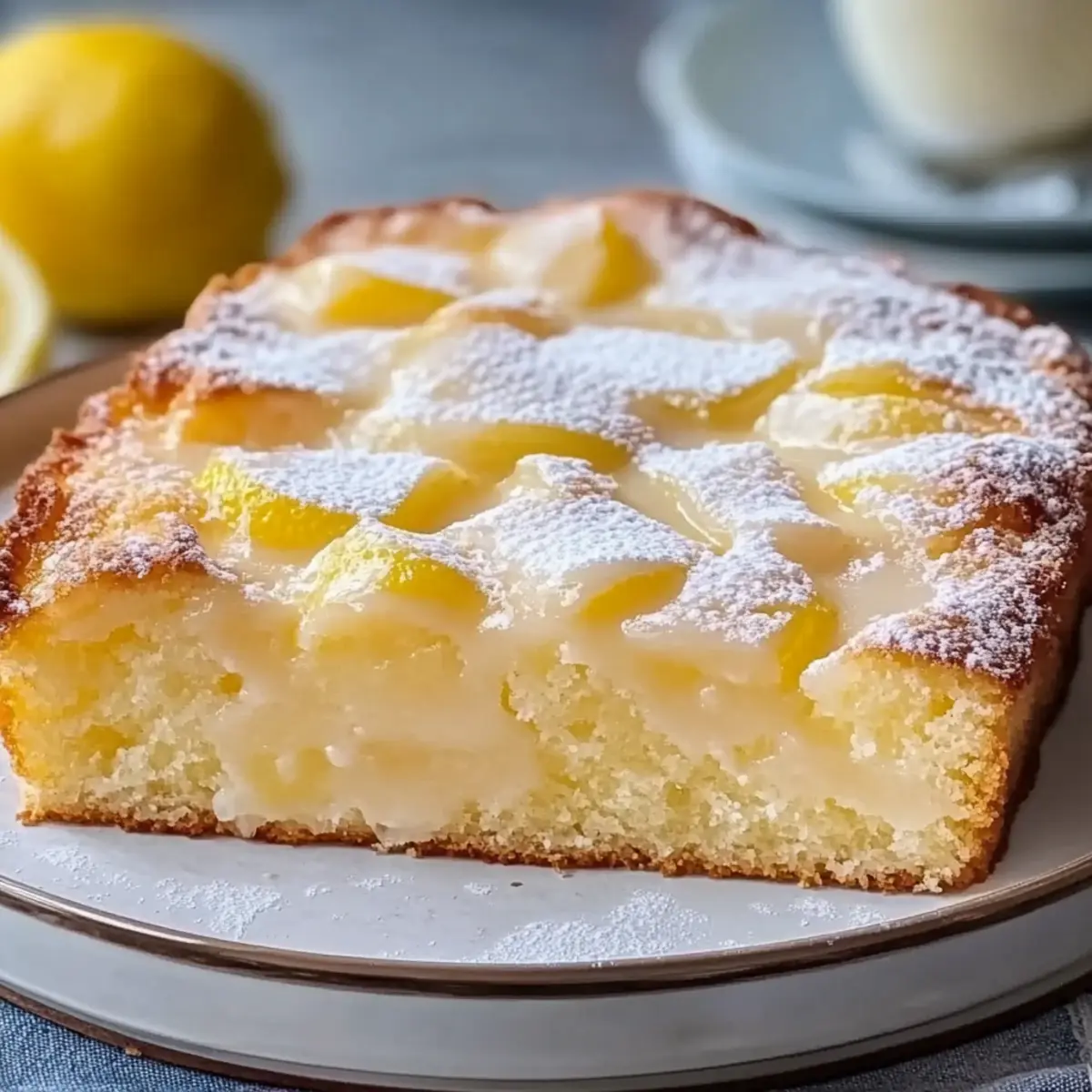 One Bowl Lemon Dessert zfkulw