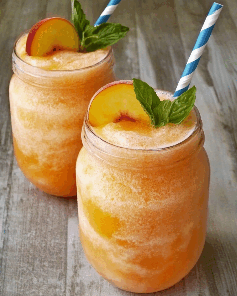 Peach Lemonade Slush 2