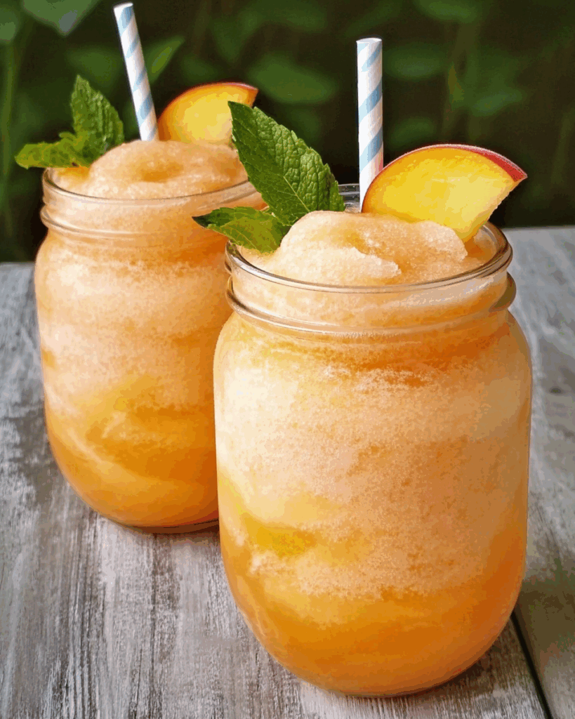 Peach Lemonade Slush 3