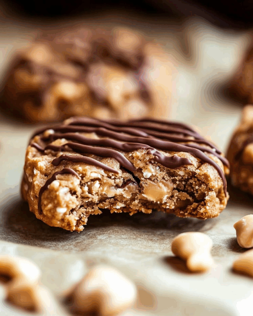Peanut Butter Chocolate Caramel Cookies 2