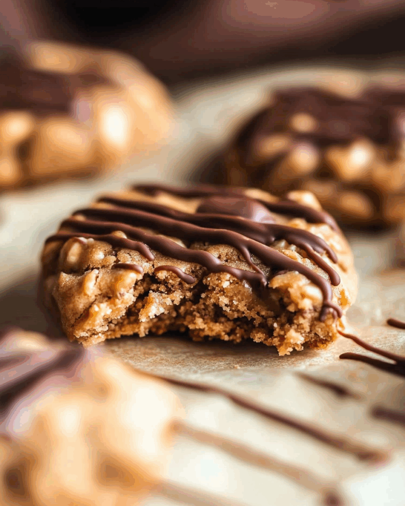 Peanut Butter Chocolate Caramel Cookies 3