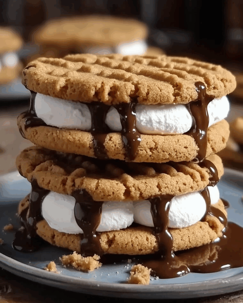 Peanut Butter Smores Sandwich Cookies 2
