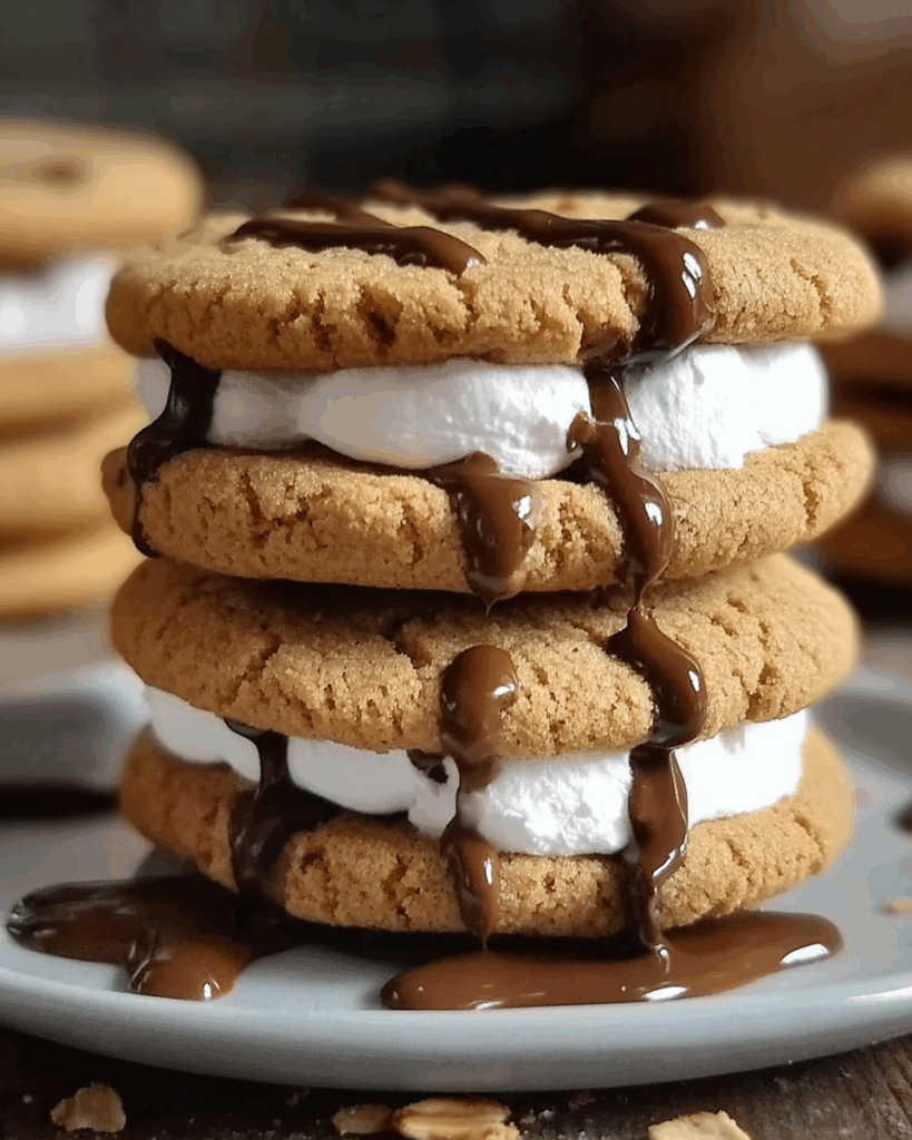 Peanut Butter Smores Sandwich Cookies 3