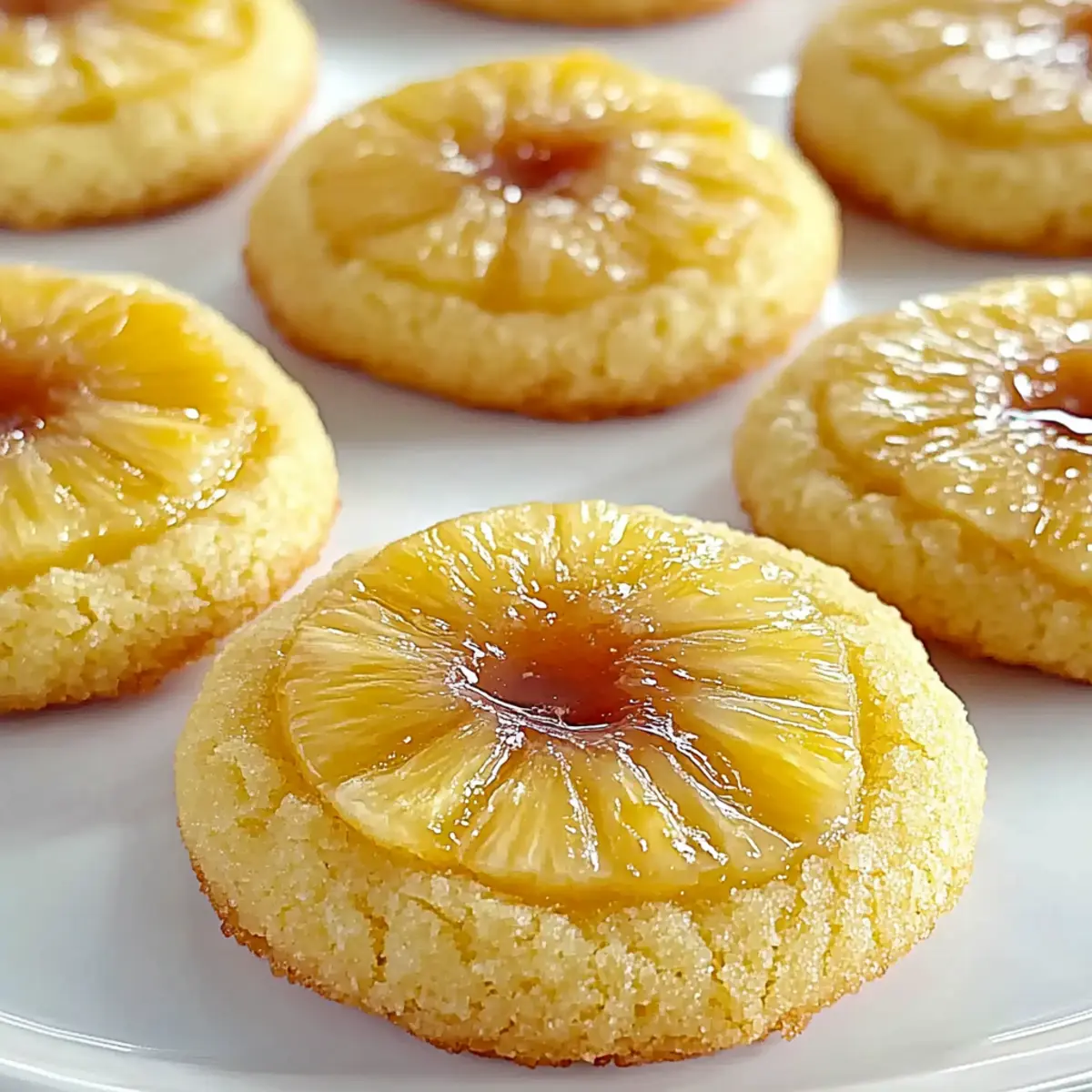 Pineapple Upside Sugar Cookies ywak8m