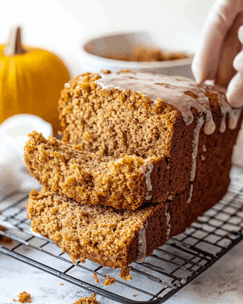 Pumpkin Bread with Maple Glaze 3