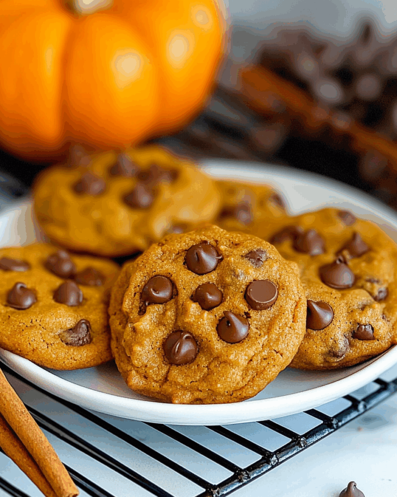 Pumpkin Chocolate Chip Cookies 2