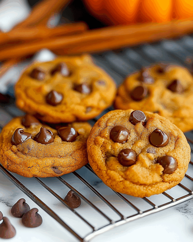 Pumpkin Chocolate Chip Cookies 3