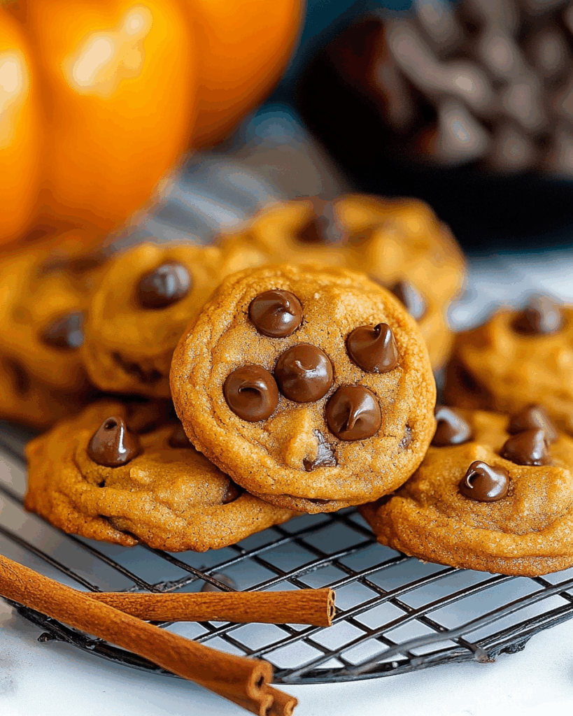 Pumpkin Chocolate Chip Cookies