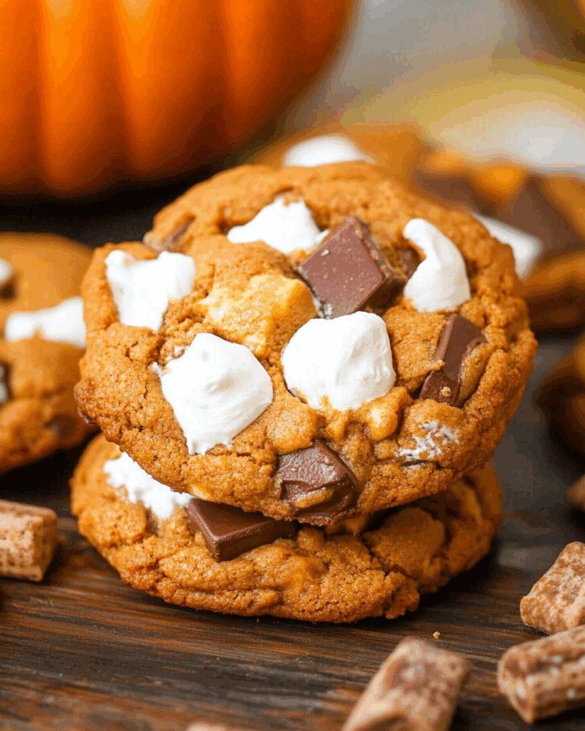 Pumpkin Smores Cookies 2
