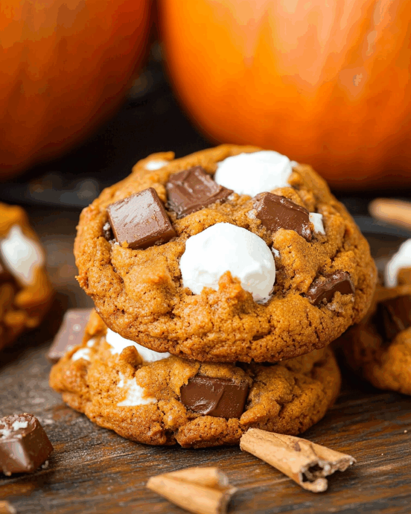 Pumpkin Smores Cookies 3