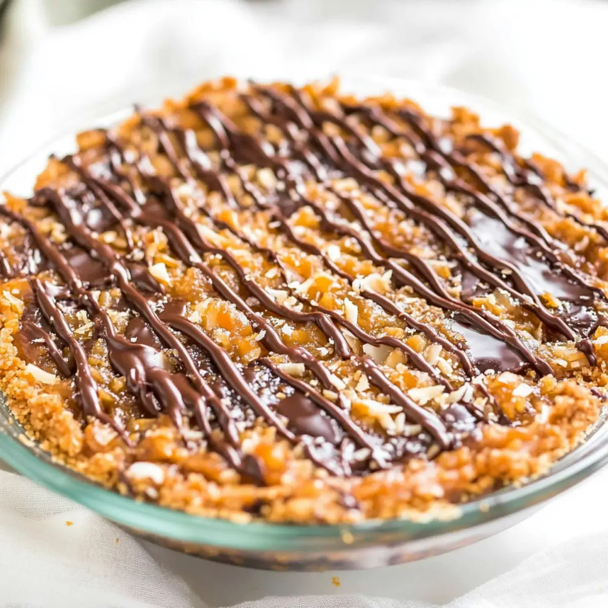Samoas Cookie Pie mjskrz