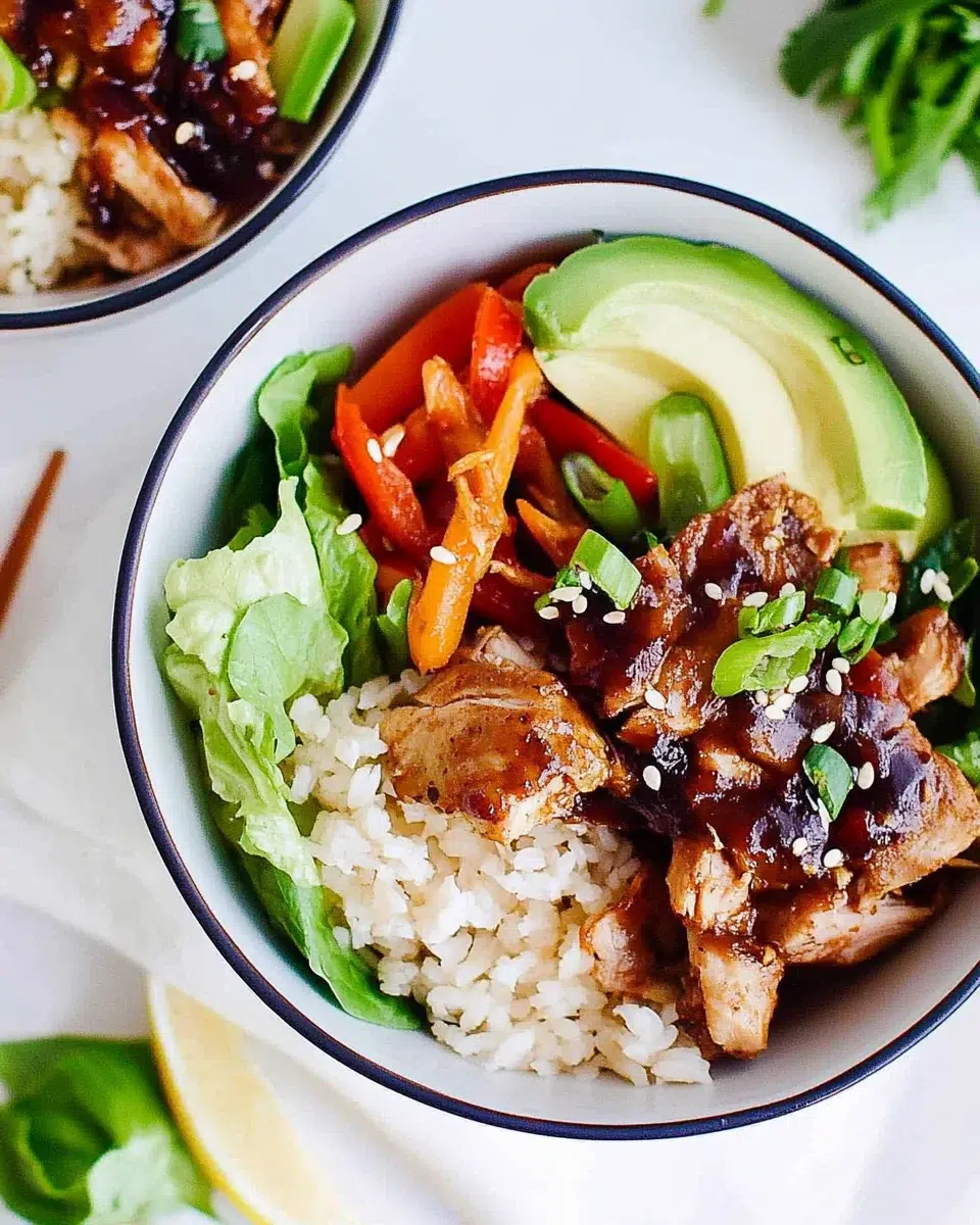 Savory Chicken Dinner Bowl: A Quick, Healthy Delight!