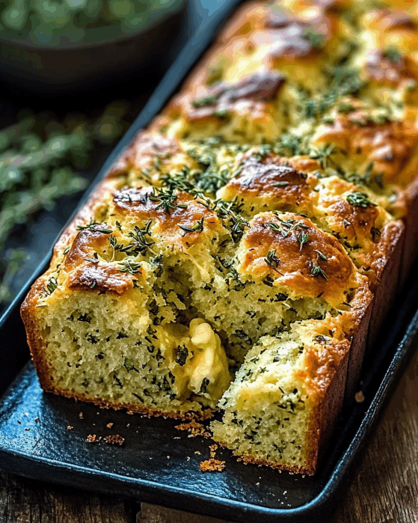 Savory Herb and Cheese Quick Bread 3