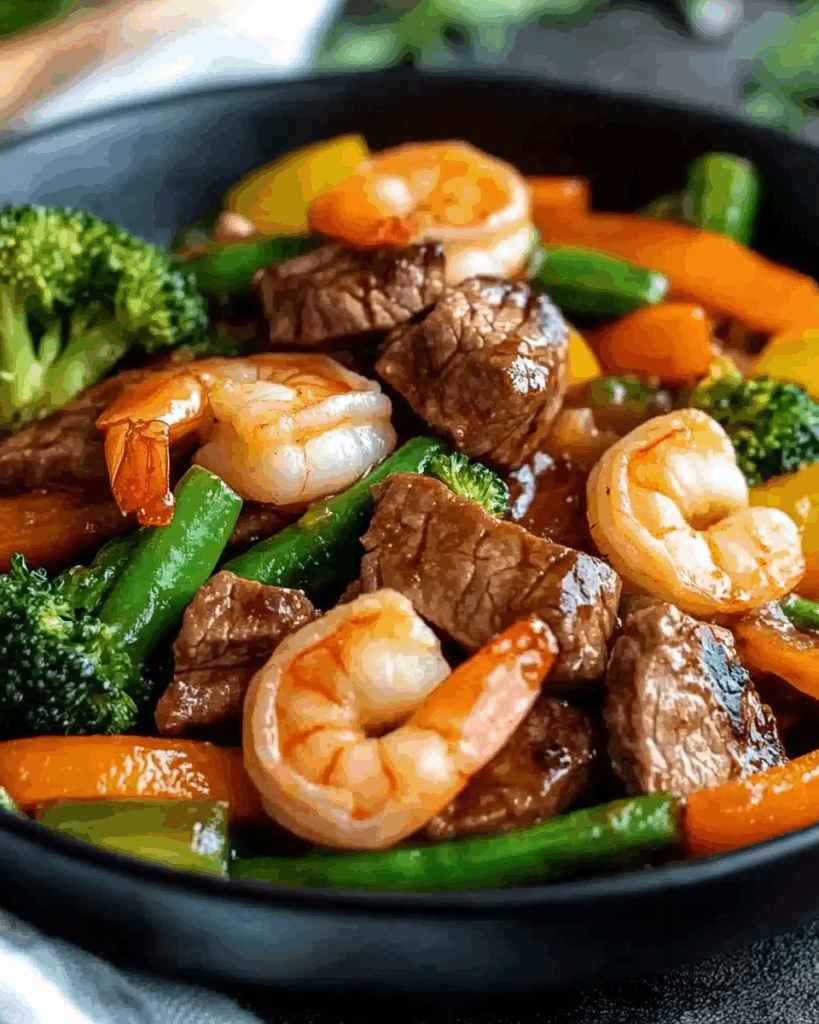 Steak and Shrimp Stir Fry 2