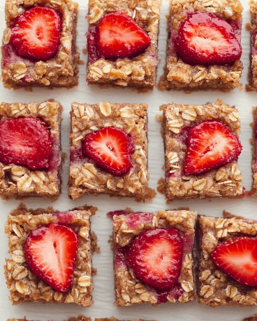 Strawberry Oatmeal Bars 2