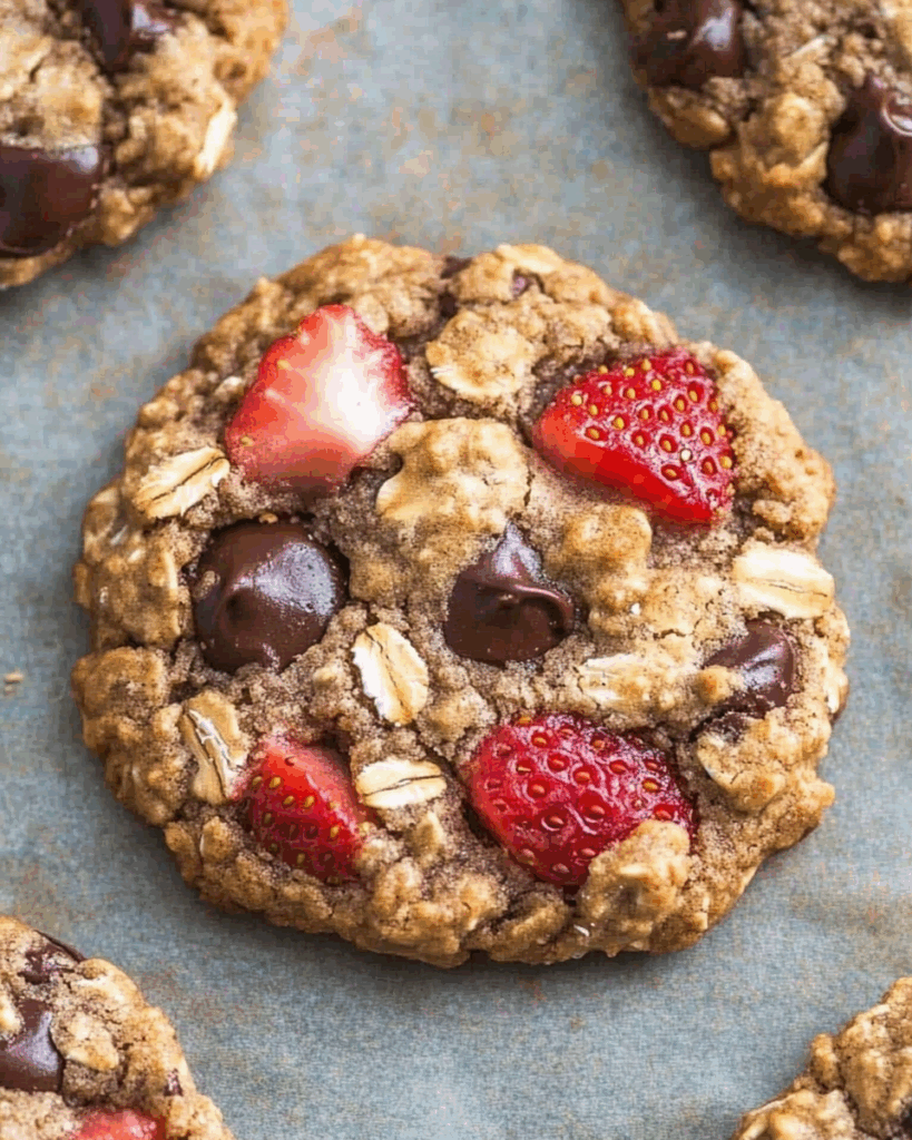 Strawberry Oatmeal Cookies 2