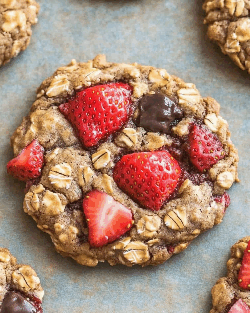 Strawberry Oatmeal Cookies 3 1