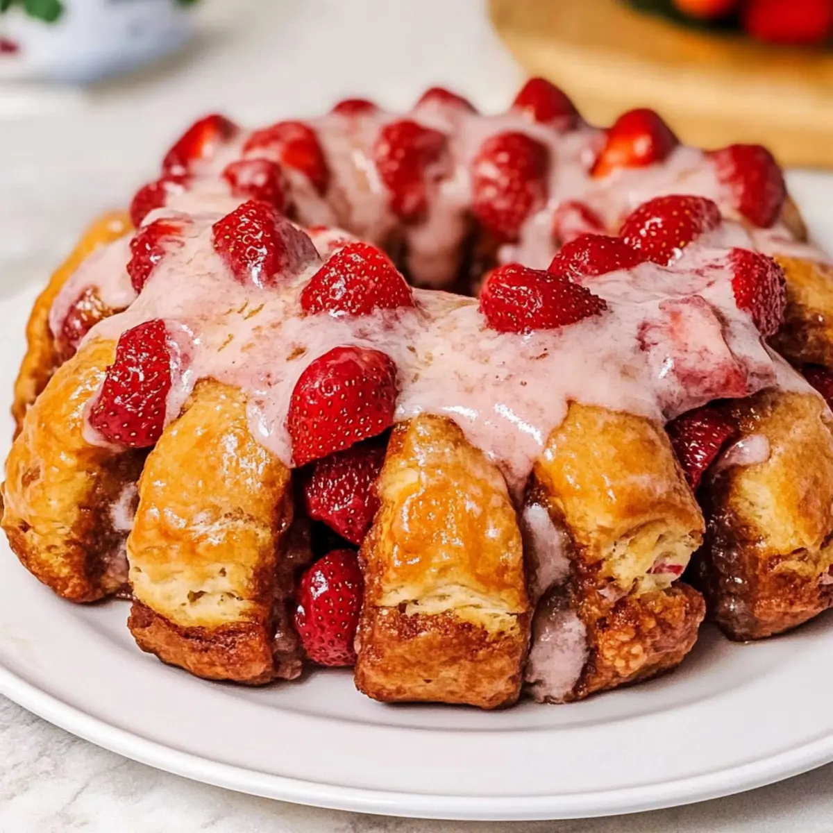 Sweet Strawberry Monkey Bread: A Cozy Weekend Treat