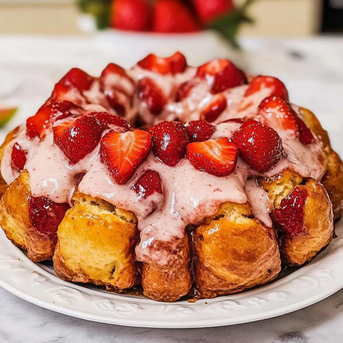 Strawberry Monkey Bread nh6yea