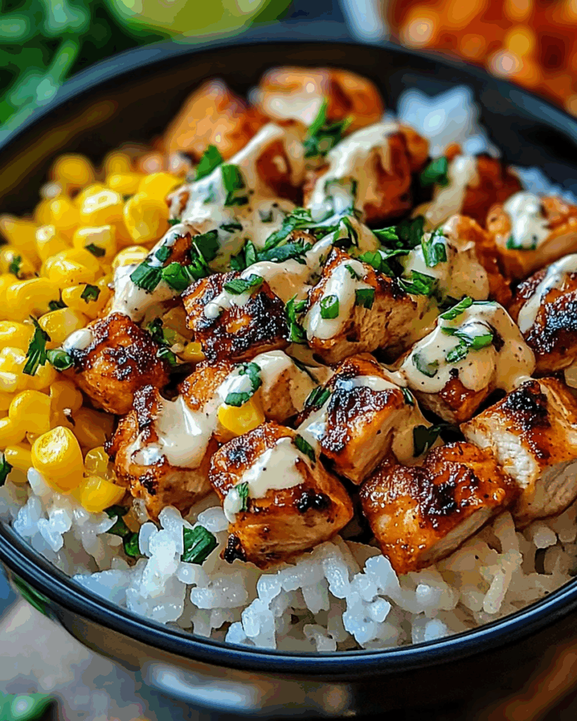 Street Corn Chicken Rice Bowl 2
