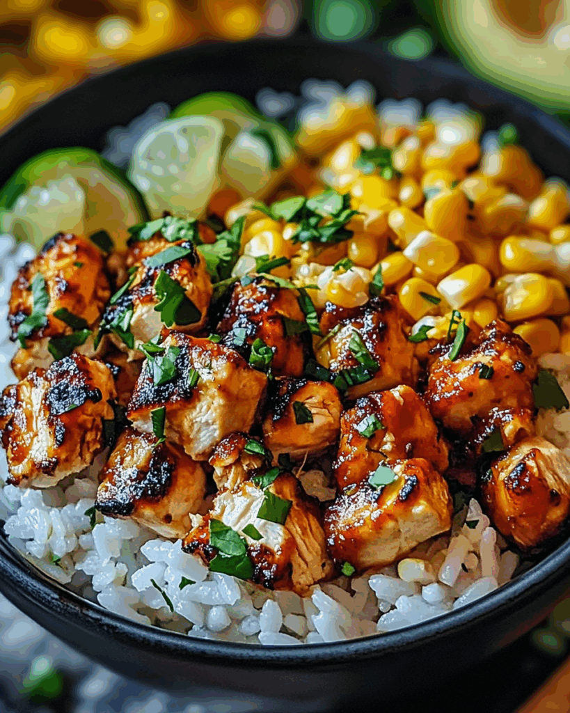 Street Corn Chicken Rice Bowl 3