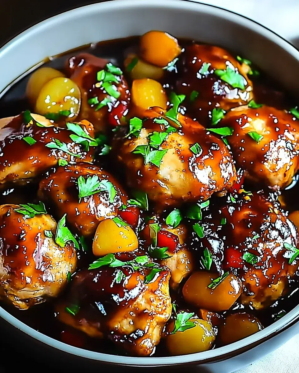 Sweet Hawaiian Crockpot Chicken: A Tasty Dinner Delight!