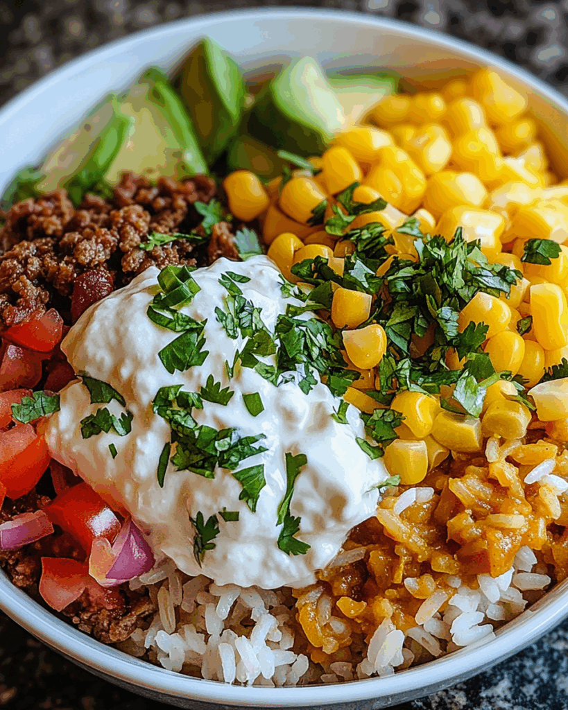 Taco Rice Bowl 2