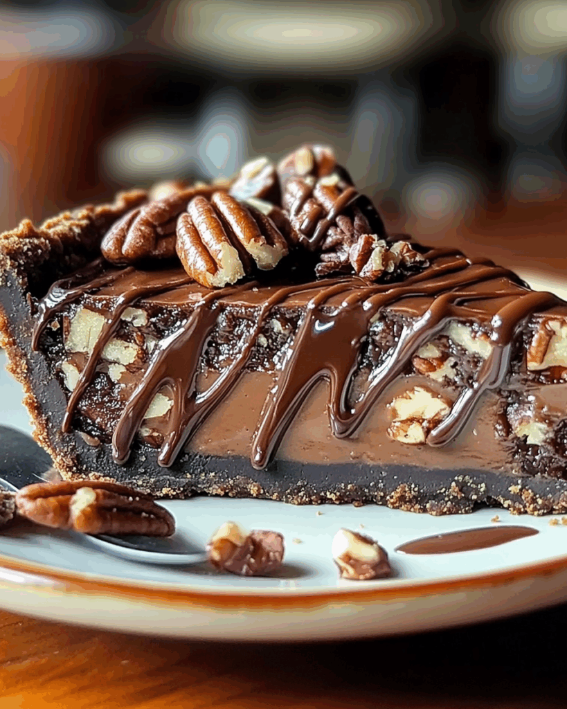 Texas Chocolate Pecan Pie 2