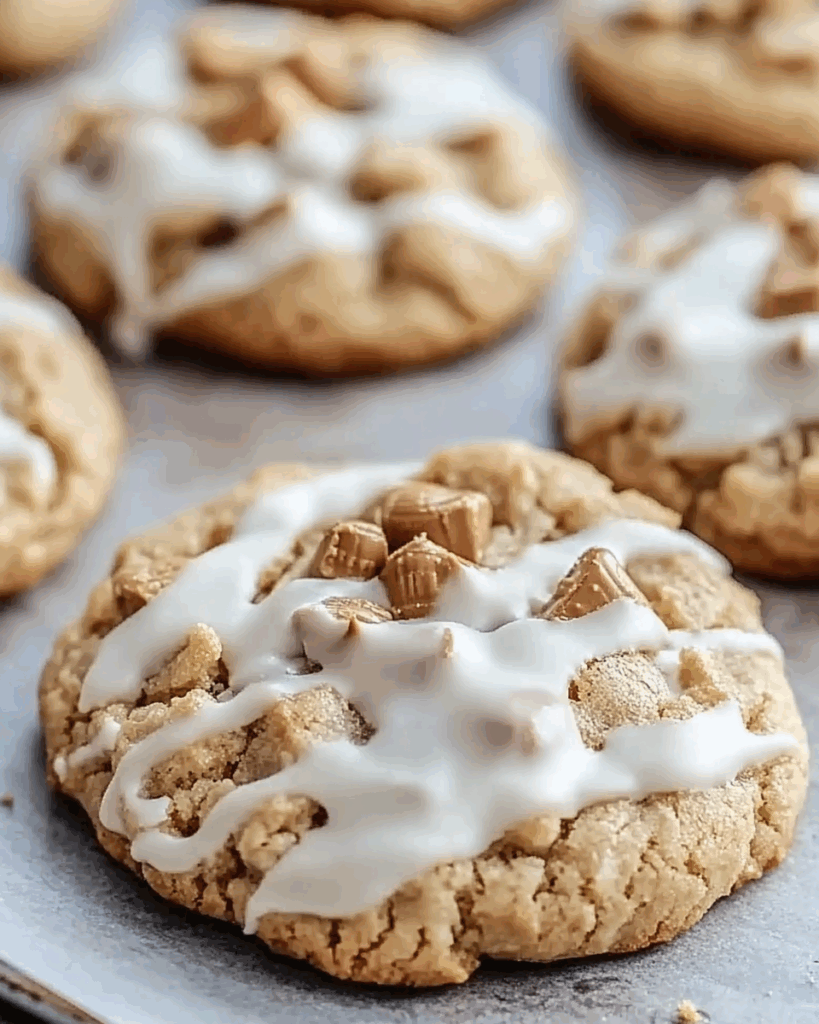 White Chocolate Reeses Cheesecake Cookies 2