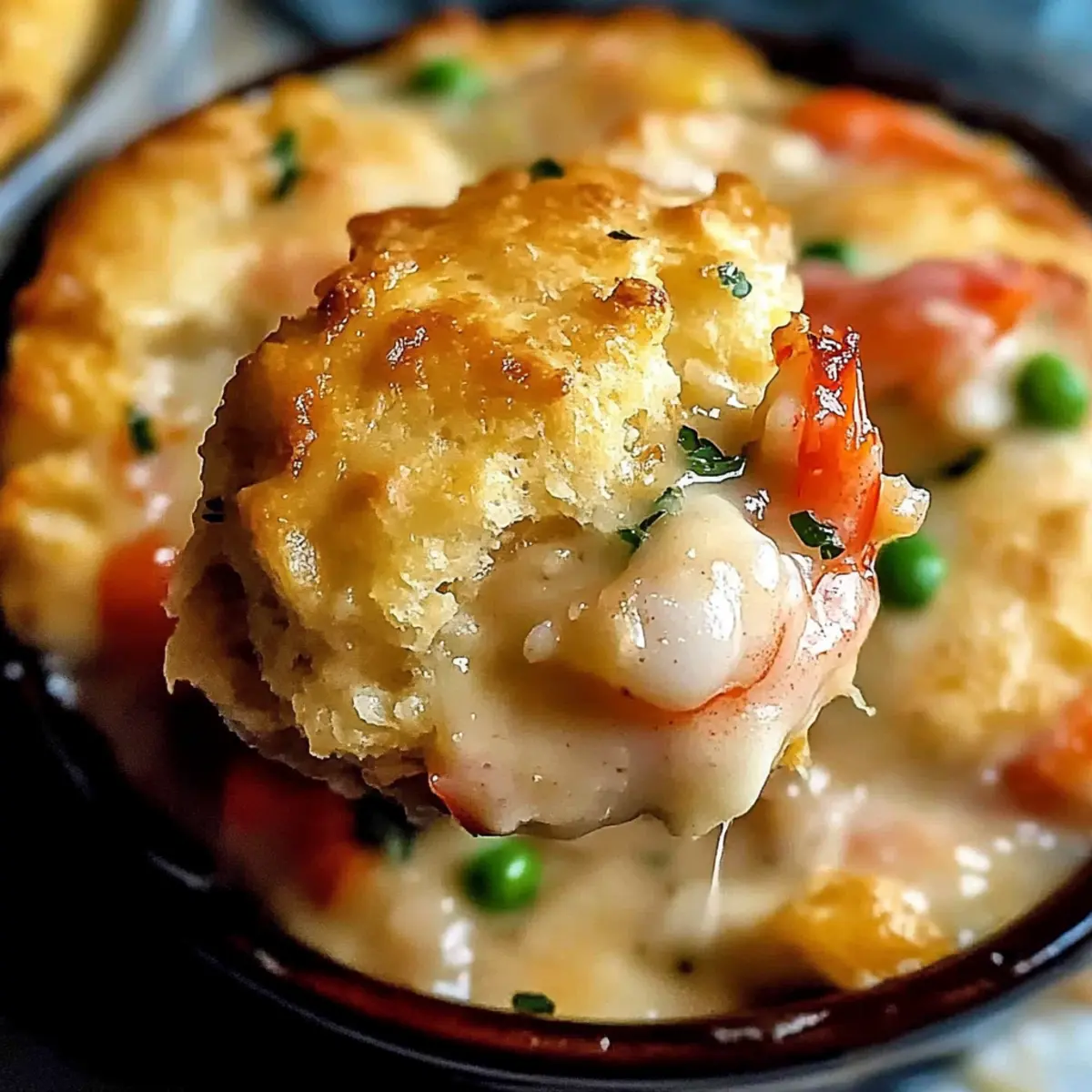Cheddar Bay Biscuit Seafood Pot Pie: Cozy Comfort in Every Bite