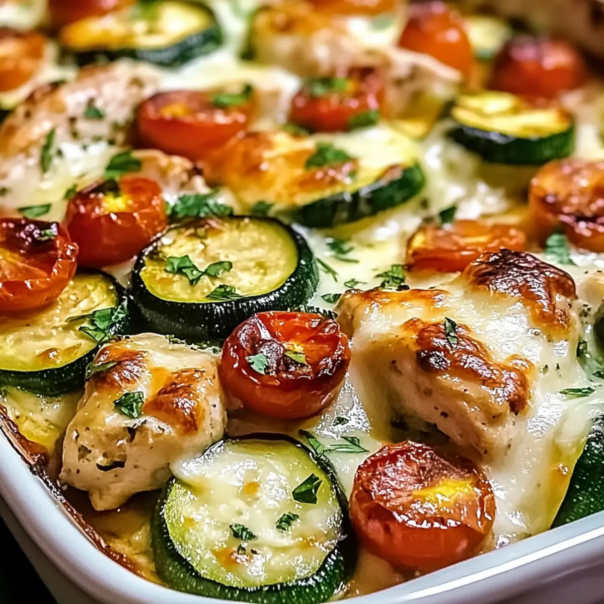 Mediterranean Chicken Zucchini Bake – A Healthy Family Favorite