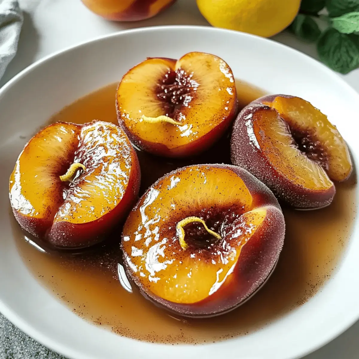 Cinnamon Sugar Baked Peaches: A Sweet Summer Delight