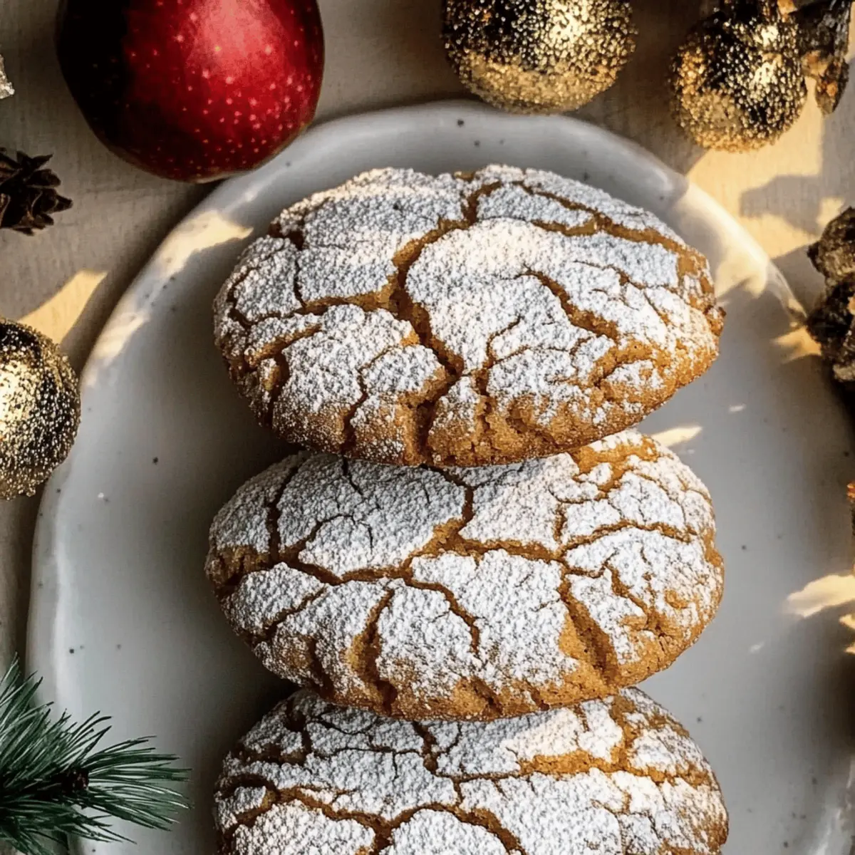 Apple Cider Crinkle Cookies: A Cozy Fall Delight