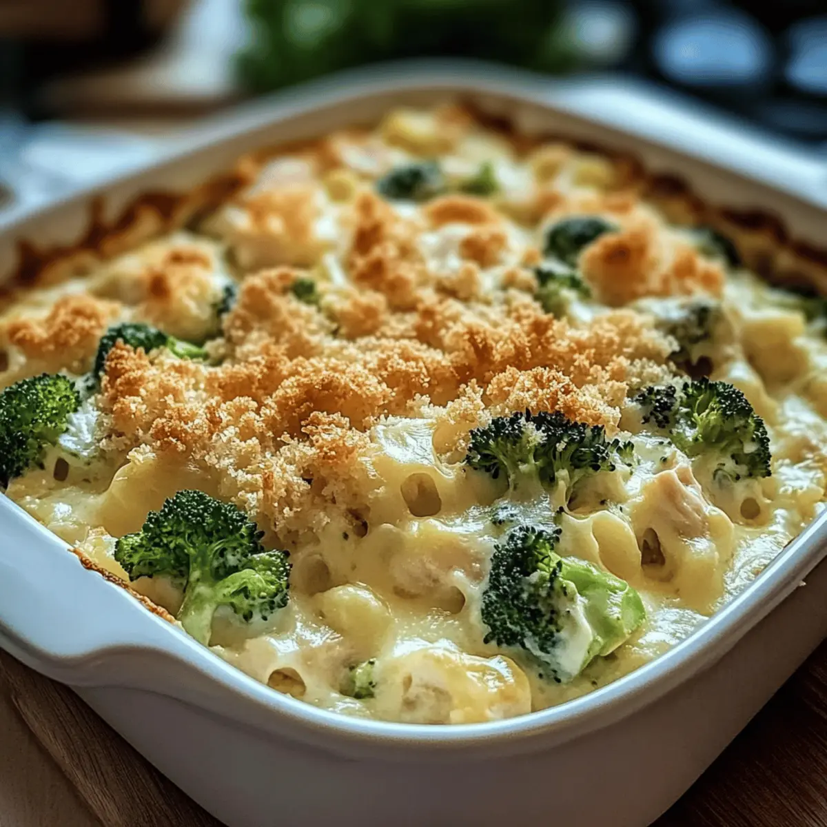 Creamy Chicken Broccoli Bake for Cozy Family Nights