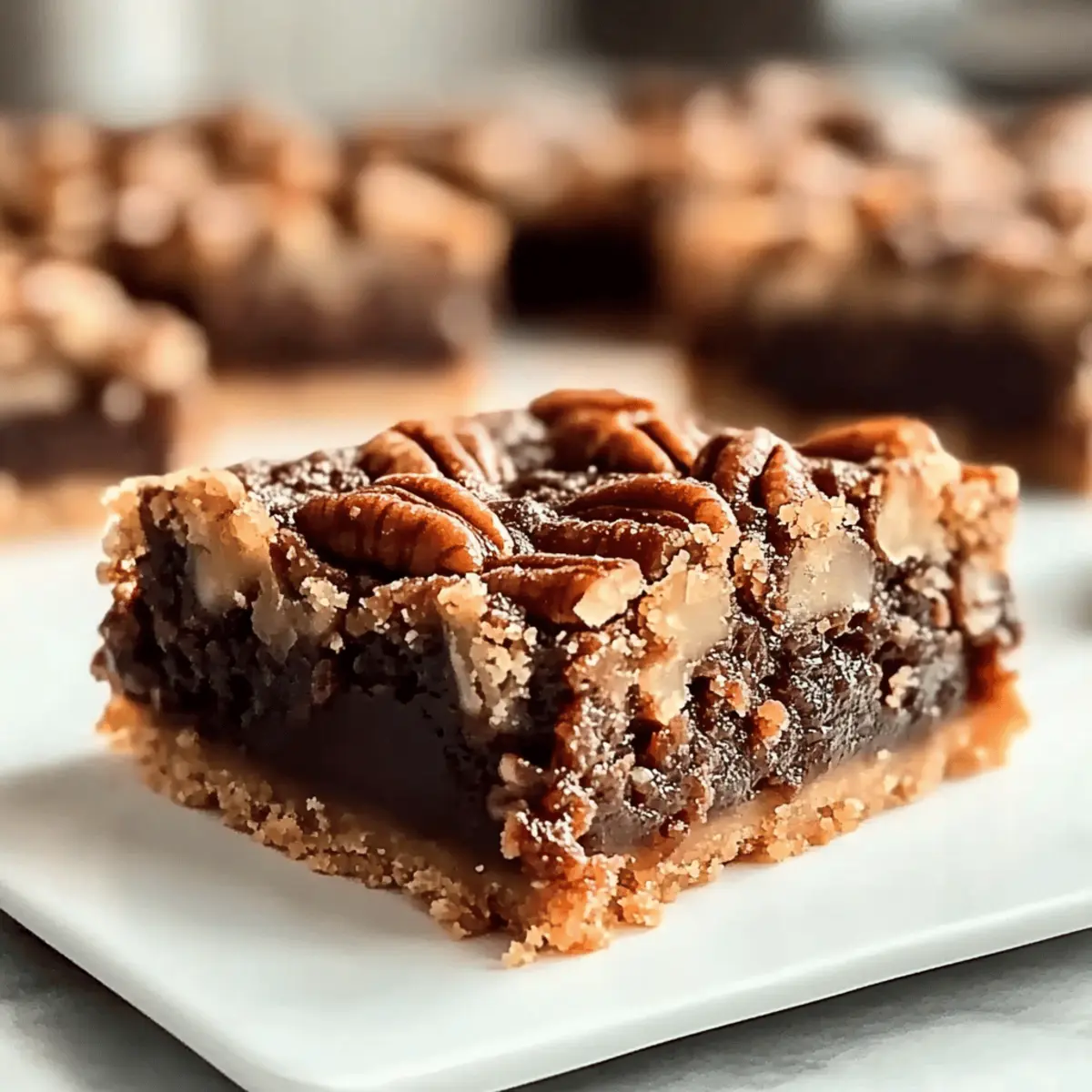 Gooey German Chocolate Pecan Pie Bars That Steal the Show