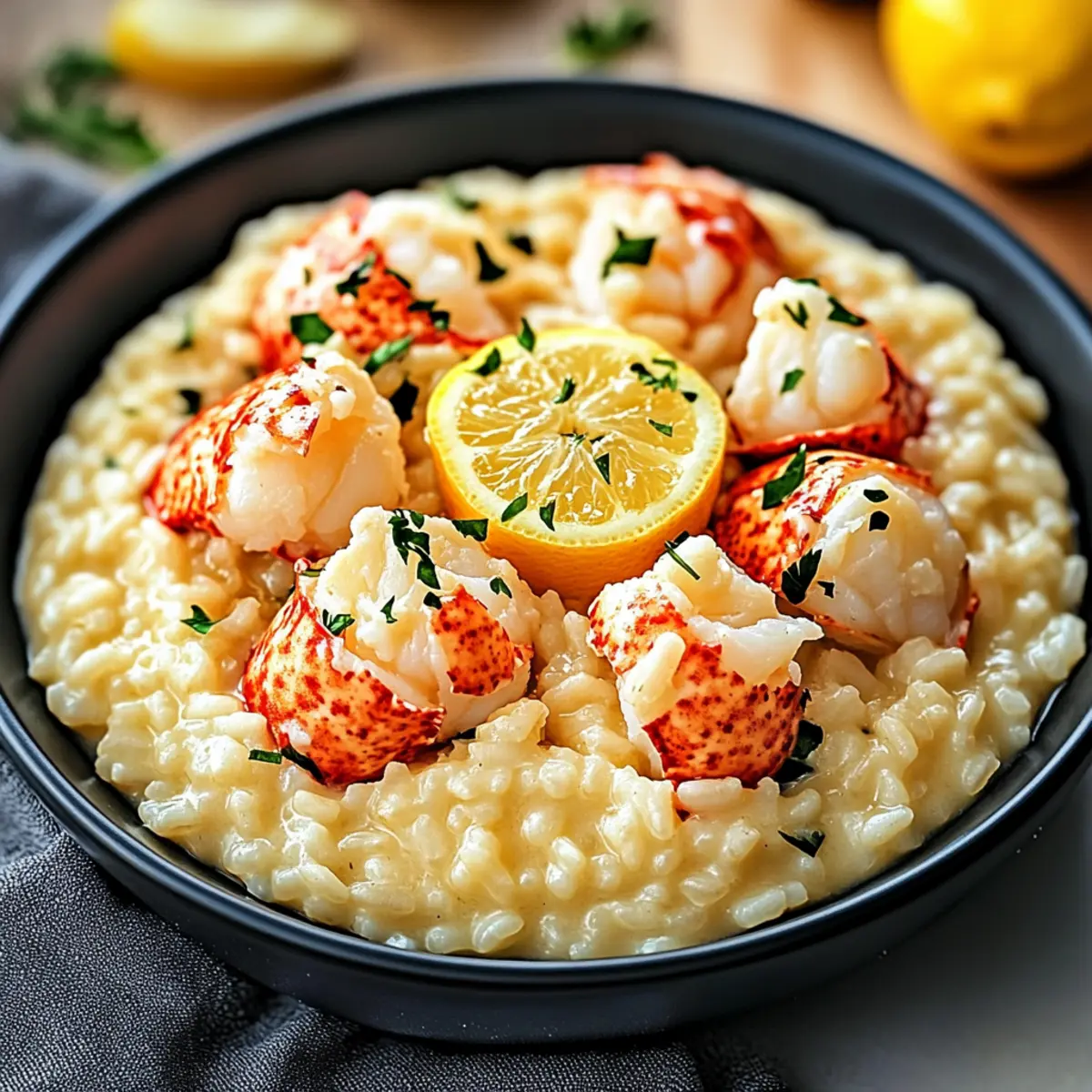 Lemon Butter Lobster Risotto: Effortless Elegance at Home